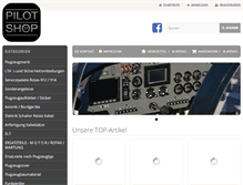 Tablet Screenshot of pilot-shop-24.de